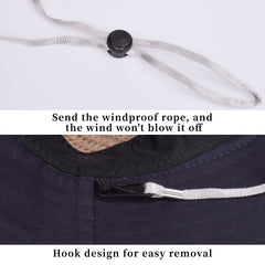 Detachable chin strap for a snug fit