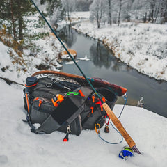 Landing net pocket and tool attachment loops