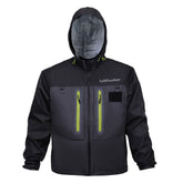 Kylebooker fly fishing wading jacket front view showing waterproof protection for river outings