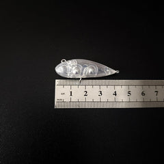 Lagnlnaoy blank lure ready for DIY paint to attract crappie and bluegill.