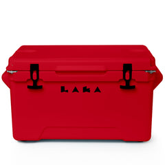 LAKA cooler rotomolded red shell for rugged outdoor adventures