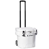 Laka cooler with wheels 30qt exterior for easy beach transport