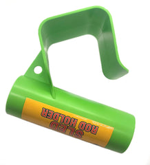 Attachment to bucket shown with bright color