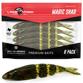 Lake Fork Live Magic Shad front pack highlights lifelike motion to trigger bites.
