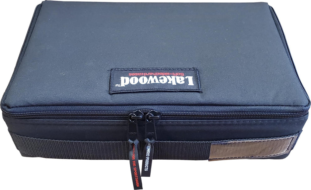 Lakewood The Black Vault Medium Size showing adjustable dividers for organized lure storage.