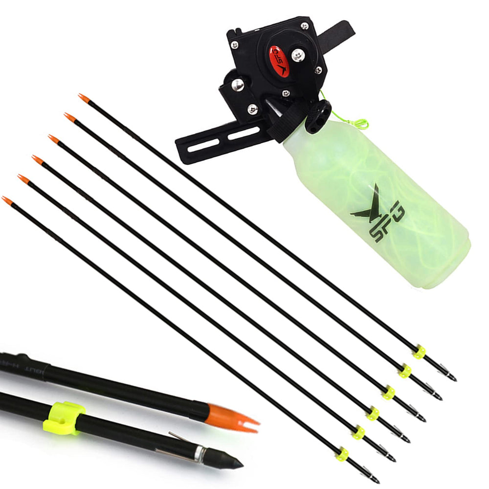 Lamehfyo bowfishing reel shell shows lightweight, corrosion-resistant design for rugged water use