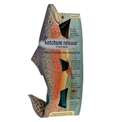 Close-up of Lamson Ketchum Release Hook Extractor showing the slotted barrel for fly sizes 12-16