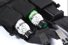 Lancer Tactical accuracy-focused BBs emphasize tight grouping and potential range improvement.