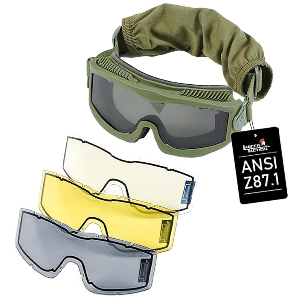 Lancer Tactical AERO frame showing lightweight polycarbonate design for protection.