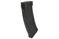 Lancer Tactical AK hi-capacity magazine bottom winding wheel, glove-friendly winding.