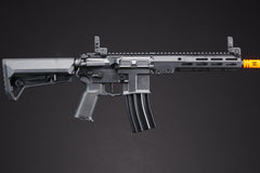 Lancer Tactical Nebula II ETU Predator Stalker 13-inch M-LOK handguard enables versatile mounting.