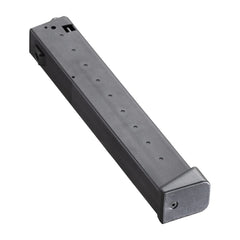 LT-35 120-round mag rear view, compact design supports quick reloads.