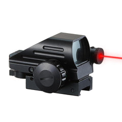 Lancer Tactical reticle options closeup shows four patterns for versatile aiming.
