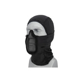 Lancer Tactical Shadow Warrior hood mesh balaclava close-up for breathable comfort during outdoor missions