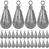 Landhoow Bell Sinker 1oz – 30pcs, corrosion-resistant fishing weights