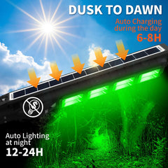 LANGY green hunting light in harsh weather showing IP67 durability