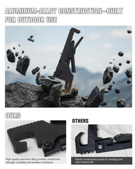 LANGZIHT ultralight aluminum body reduces weight with a low-glare finish.