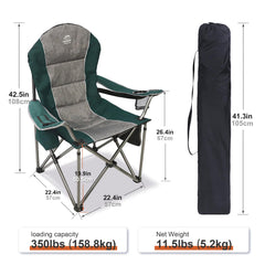 LANMOUNTAIN camping chair cooler bag keeps beverages cool outdoors.
