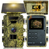 LANTOOCAM solar trail camera front view for rugged outdoor monitoring.