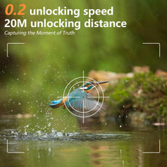 LANTOOCAM 120-degree wide-angle for broad field coverage during wildlife monitoring.