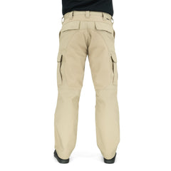 LAPG Atlas BDU Cargo Pants stretch-panel close-up highlighting flexible comfort during movement.