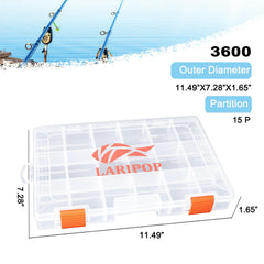 LARIPOP sturdy built-in frame and latches protect gear in rough conditions.