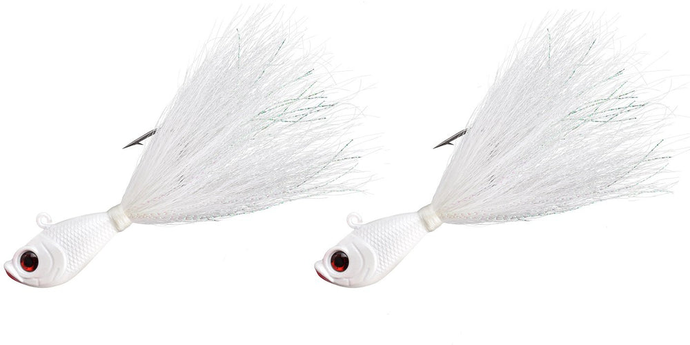 Last Cast Tackle Bucktail Jig 3-6oz – two bucktails