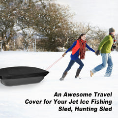 Lasuroa jet sled cover 600D Oxford cloth offers durable sun protection