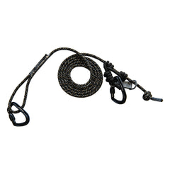 Latitude Outdoors 8mm Vapor Line belt with carabiners for safe saddle hunting.