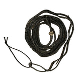 Latitude Outdoors daisy chain with rubber cinched end enables quick Versa Button attachment.
