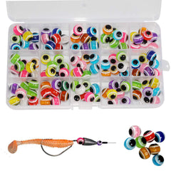 Laxygo fish eye beads 12mm in plastic box