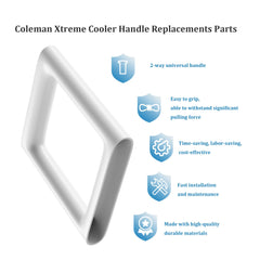 LBB-Parts heat-resistant material icon, emphasizes durable cooler handle.