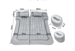 LDHSYU car air mattress with pump included for quick on road inflation.