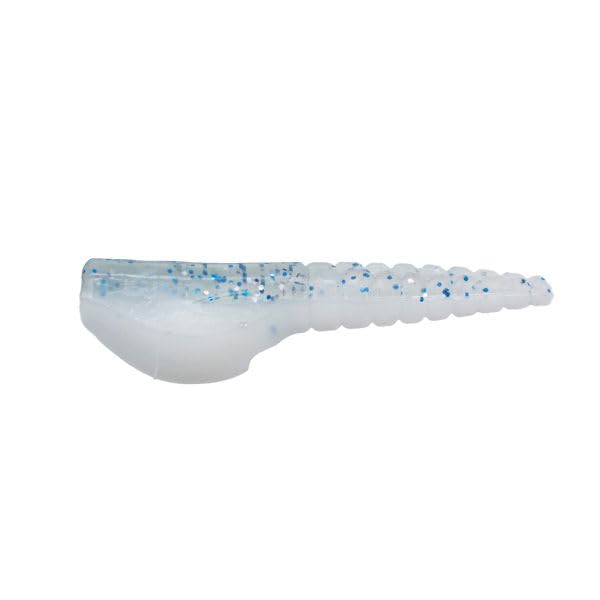 Lealand's Lures Crappie Magnet Roo LL22334 with white blue silver flash attracts crappie by mimicking a shad