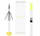 LEANPRO bowfishing arrows 32in pack for reliable on-water setups and quick retrieval.