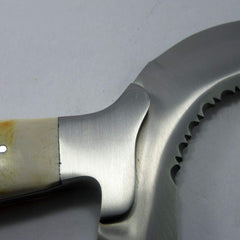 Leather sheath included with Moon Crescent Knife