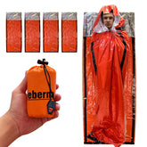 Leberna emergency bivy sack with reflective foil for warmth