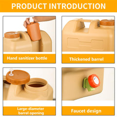 Lebreary water jug wide-opening enables quick filling and easy cleaning.