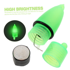 LED Fishing Rod Bite Alarm on night setup, helps detect bites sooner.