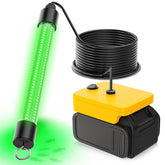 Dinftin LED Underwater Fishing Light with DeWalt 20V compatibility (battery not included)