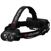 Ledlenser H19R Core headlamp front view for outdoor readiness.