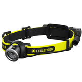 Ledlenser iH8R headlamp with 600 lumens for bright, hands-free site lighting.