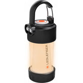 Ledlenser ML4 front view lantern highlighting compact camping design and warm light
