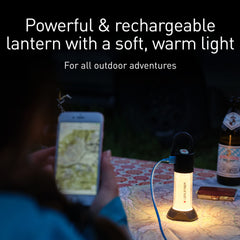 ML6 lantern with micro-prism lens for even light distribution
