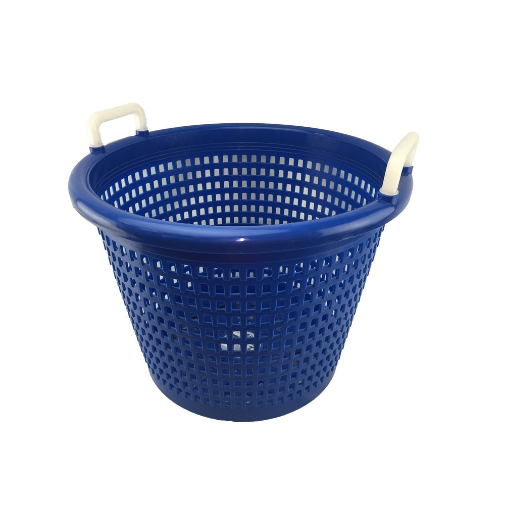 Lee Fisher Joy Fish Basket blue, sturdy storage for fish, ice, and nets.