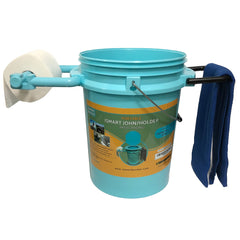 LEE FISHER SPORTS ISMART John paper holder and accessory storage keeps essential supplies within reach.