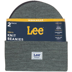 Lee Workwear Men's Beanie 2-Pack back view