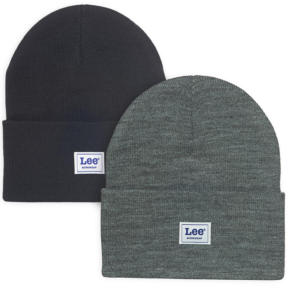 Lee Workwear Men's Beanie 2-Pack front view