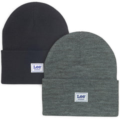 Lee Workwear Men's Beanie 2-Pack front view