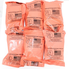Leevax MRE contents: entrées and sides for outdoor dining.